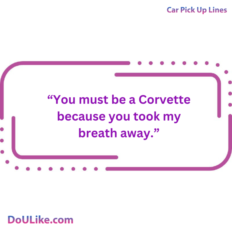 85 Car Pick Up Lines to Fuel Your Love Engine - DoULike Blog