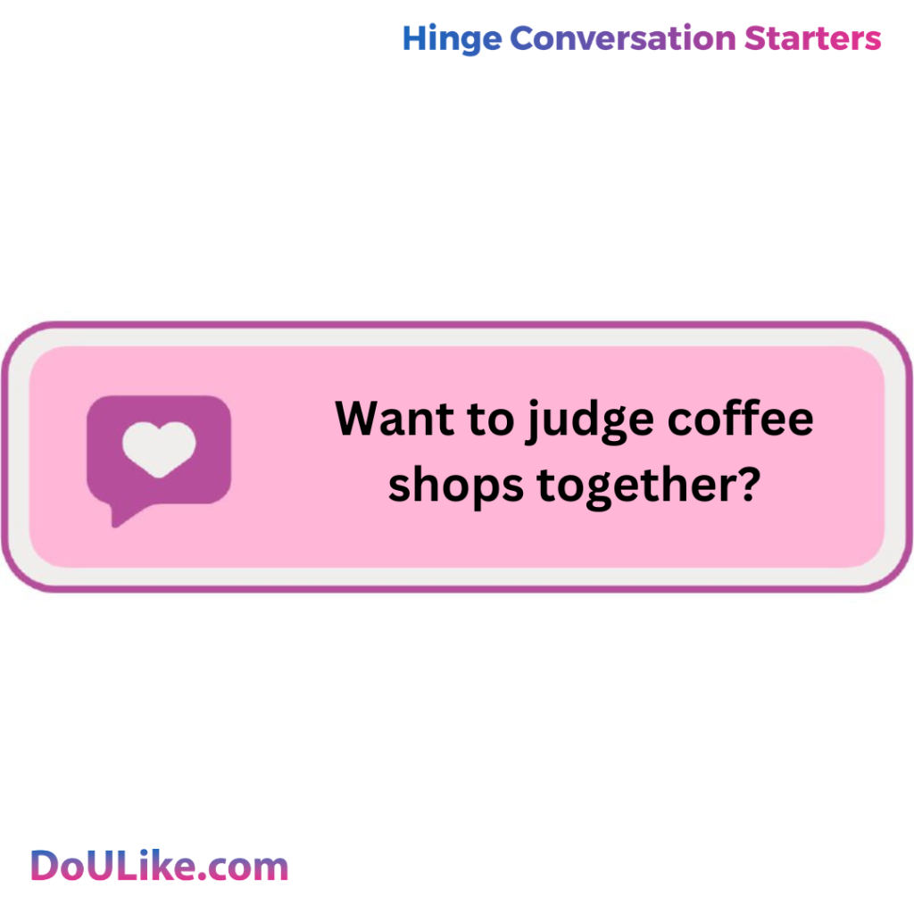 Want to judge coffee shops together?